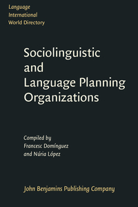 Book Cover for Language International World Directory of Sociolinguistic and Language Planning Organizations by Francesc Domínguez, Núria López