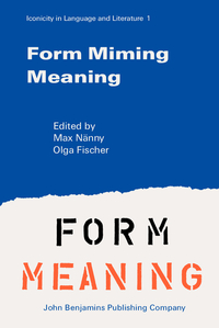 Book Cover for Form Miming Meaning by Max Nänny, Olga Fischer