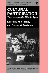 Book Cover for Cultural Participation by Ann Rigney, Douwe W Fokkema
