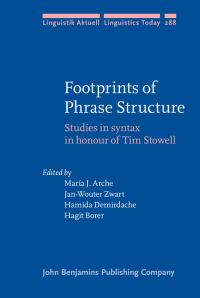 Book Cover for Footprints of Phrase Structure by Timothy Angus Stowell