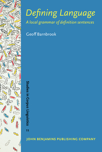 Book Cover for Defining Language by Geoff Barnbrook