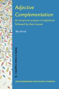 Book Cover for Adjective Complementation by Ilka Mindt