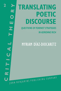 Book Cover for Translating Poetic Discourse by Myriam DíazDiocaretz