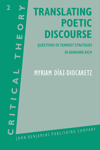 Book Cover for Translating Poetic Discourse by Myriam DázDiocaretz