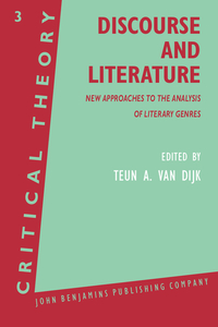 Book Cover for Discourse and Literature by 