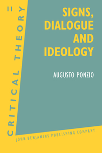 Book Cover for Signs, Dialogue and Ideology by Augusto Ponzio