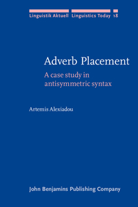 Book Cover for Adverb Placement by Artemis Alexiadou