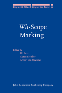 Book Cover for Wh-Scope Marking by Uli Lutz, Gereon Müller, Arnim von Stechow