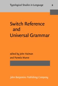 Book Cover for Switch Reference and Universal Grammar by John Haiman, Pamela Munro
