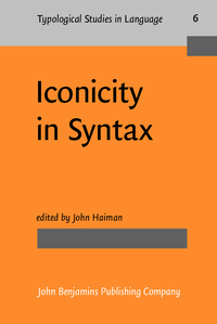 Book Cover for Iconicity in Syntax by John Haiman