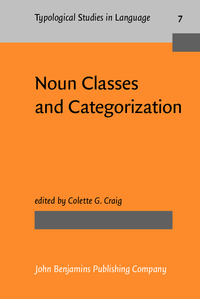 Book Cover for Noun Classes and Categorization by Colette G Craig