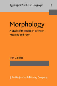 Book Cover for Morphology by Joan L Bybee