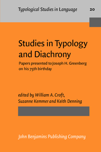 Book Cover for Studies in Typology and Diachrony by William A Croft, Suzanne Kemmer, Keith Denning