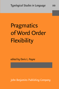 Book Cover for Pragmatics of Word Order Flexibility by Doris L Payne
