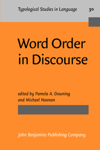Book Cover for Word Order in Discourse by Pamela A Downing, Michael Noonan