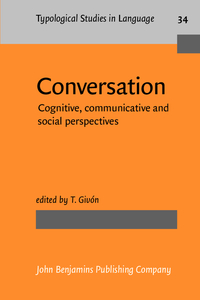 Book Cover for Conversation by Talmy Givon