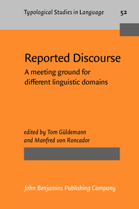 Book Cover for Reported Discourse by Tom Güldemann, Manfred von Roncador