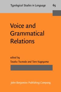 Book Cover for Voice and Grammatical Relations by Masayoshi Shibatani, Tasaku Tsunoda, Taro Kageyama