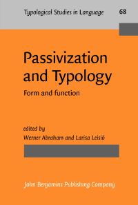 Book Cover for Passivization and Typology by Werner Abraham, Larisa Leisiö