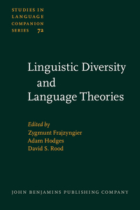 Book Cover for Linguistic Diversity and Language Theories by Zygmunt Frajzyngier, Adam Hodges, David S Rood