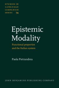 Book Cover for Epistemic Modality by Paola Pietrandrea