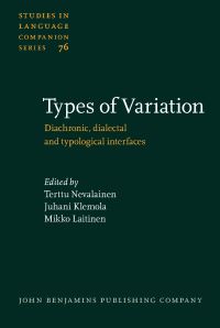 Book Cover for Types of Variation by Terttu Nevalainen, Juhani Klemola, Mikko Laitinen
