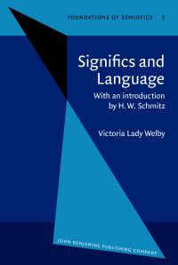 Book Cover for Significs and Language by H Walter Schmitz