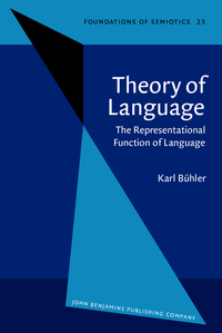 Book Cover for Theory of Language by Karl B252hler