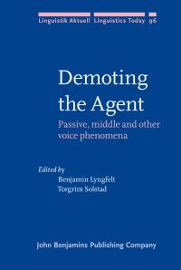 Book Cover for Demoting the Agent by Benjamin Lyngfelt, Torgrim Solstad