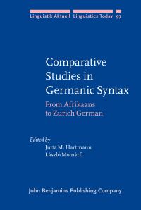 Book Cover for Comparative Studies in Germanic Syntax by Workshop on Comparative Germanic Syntax, Jutta Hartmann, László Molnárfi