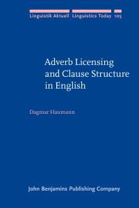 Book Cover for Adverb Licensing and Clause Structure in English by Dagmar Haumann