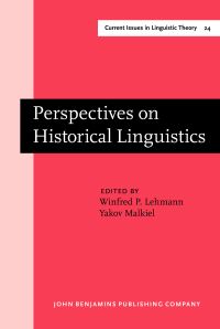 Book Cover for Perspectives on Historical Linguistics by Winfred P Lehmann, Yakov Malkiel