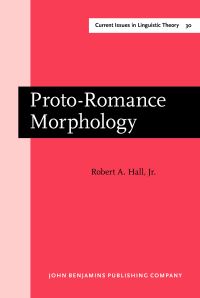 Book Cover for Proto-Romance Morphology by Jr, Robert A Hall