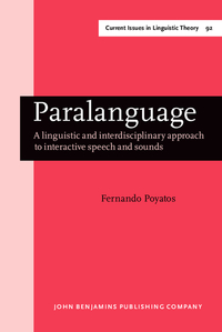 Book Cover for Paralanguage by Fernando Poyatos