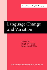 Book Cover for Language Change and Variation by Ralph W Fasold, Deborah Schiffrin
