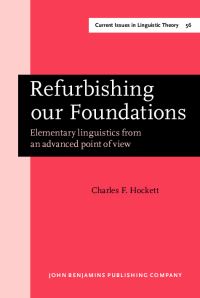 Book Cover for Refurbishing Our Foundations by Charles F Hockett