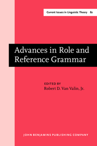 Book Cover for Advances in Role and Reference Grammar by 