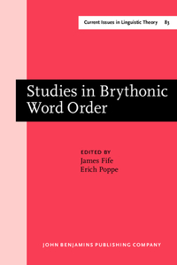 Book Cover for Studies in Brythonic Word Order by James Fife, Erich Poppe