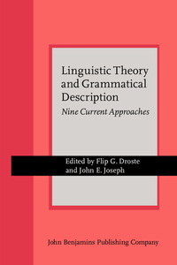 Book Cover for Linguistic Theory and Grammatical Description by Flip G Droste, John E Joseph