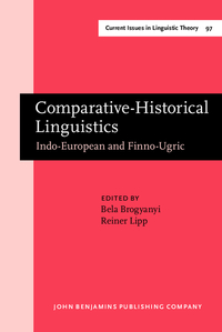 Book Cover for Comparative-Historical Linguistics by Bela Brogyanyi, Reiner Lipp