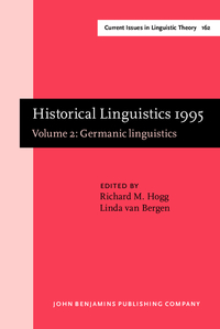 Book Cover for Historical Linguistics 1995 by Richard M Hogg, Linda van Bergen