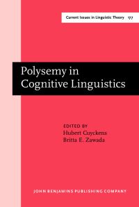 Book Cover for Polysemy in Cognitive Linguistics by Hubert Cuyckens, Britta E Zawada