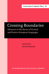 Book Cover for Crossing Boundaries by István Kenesei