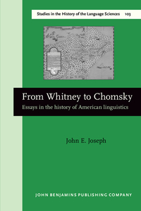 Book Cover for From Whitney to Chomsky by John Earl Joseph