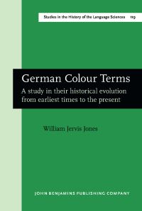 Book Cover for German Colour Terms by William Jervis Jones