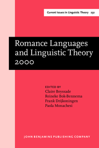 Book Cover for Romance Languages and Linguistic Theory 2000 by Claire Beyssade, Reineke BokBennema, Frank Drijkoningen, Paola Monachesi