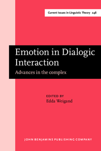 Book Cover for Emotion in Dialogic Interaction by Edda Weigand