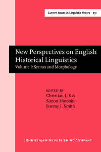 Book Cover for New Perspectives on English Historical Linguistics by Christian Kay, Simon Horobin, Jeremy J Smith