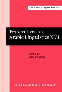 Book Cover for Perspectives on Arabic Linguistics by Sami Boudelaa