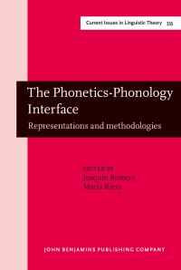 Book Cover for The Phonetics-Phonology Interface by Joaquín Romero, María Riera